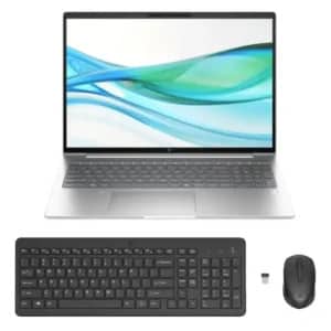 HP ProBook 460 G11 Intel Core Ultra 7 155U 8GB RAM 512GB SSD Intel Graphics 16-inch WUXGA FreeDOS With Bag (CT9N5ET#ABV) + HP 330 Wireless Keyboard and Mouse